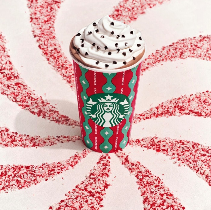 Starbucks Holiday Drinks - Peppermint Mocha