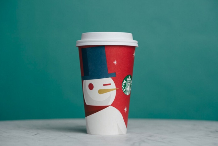 Starbucks Red Cups - 2012