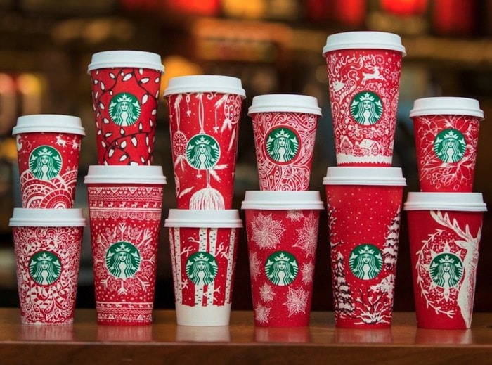 Starbucks Red Cups - 2016