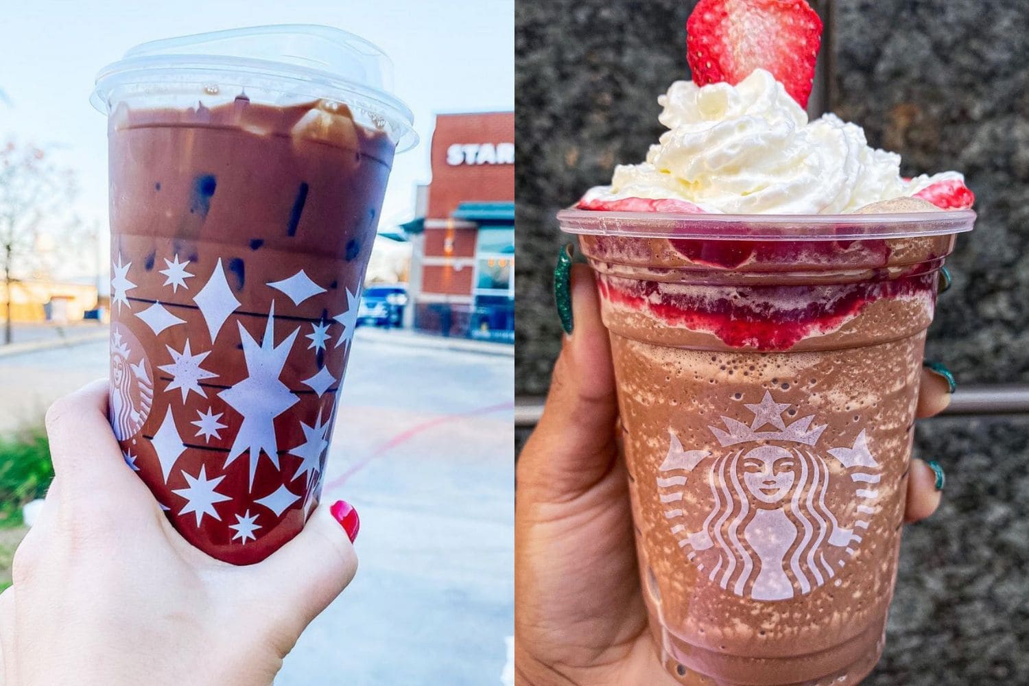 Starbucks' Christmas drinks ranked by calories