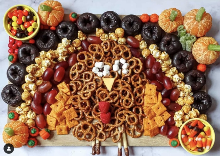 Thanksgiving Dessert Boards - Turkey
