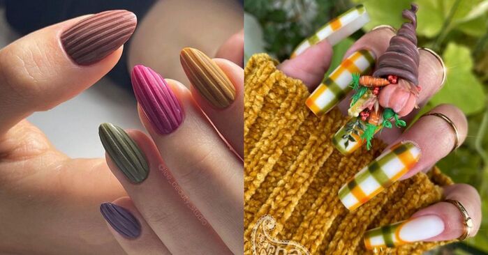 Thanksgiving nail art