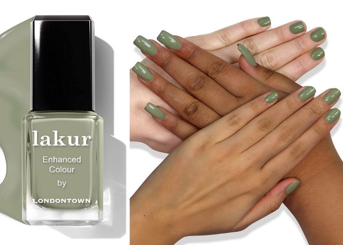 Thanksgiving Nail Colors - Londontown Lakur Nail Polish in Jade Green