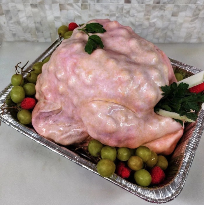 Turkey Cakes - uncooked turkey