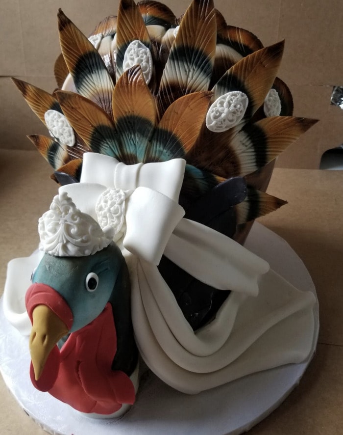 Turkey Cakes - Wedding