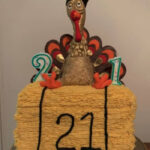 Turkey Cakes - 21 birthday cake