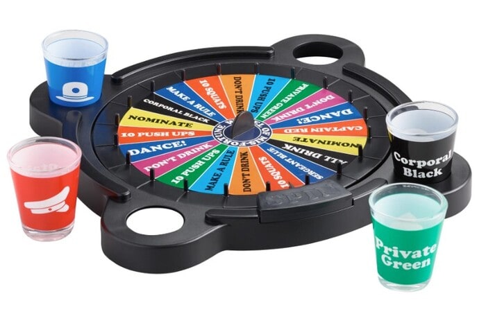 Alcohol Gifts - Wheel of Misfortune Drinking Board Game