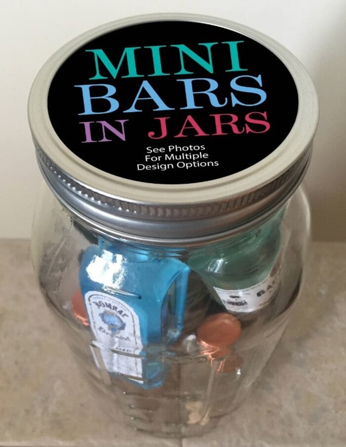 Alcohol Gifts - Mini-Bar in a Jar