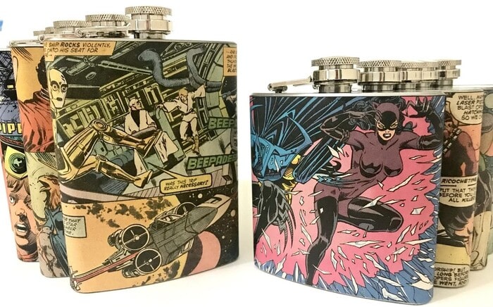 Alcohol Gifts - Superhero Flask