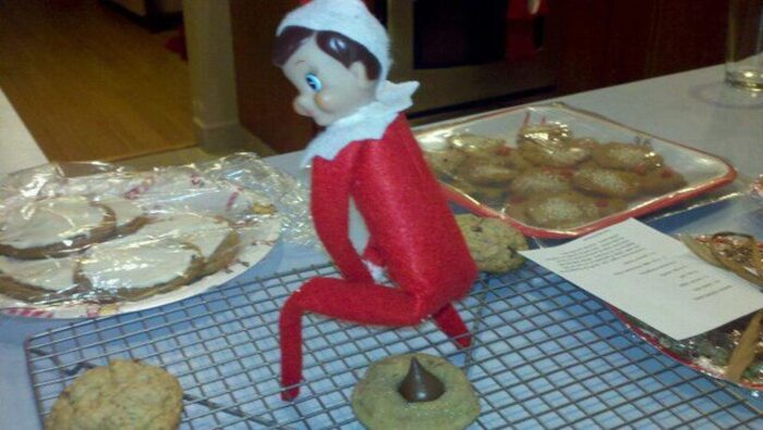 Bad Elf on the Shelf - Hershey’s Kisses