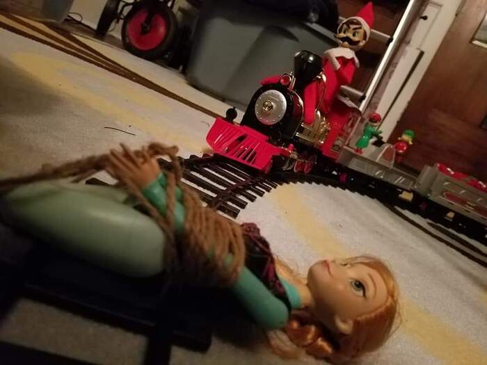 Bad Elf on the Shelf - Railroad Problem