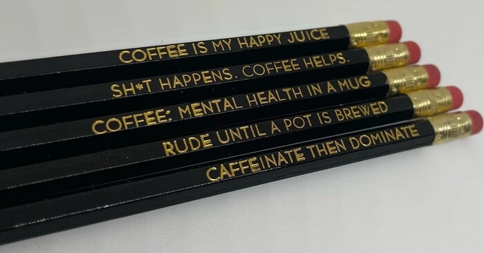 Best Gifts Coffee Lovers - Coffee Lover Pencil Set