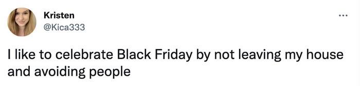 Black Friday Memes - avoiding people