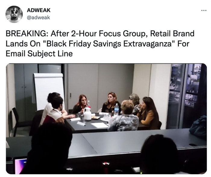 Black Friday Memes - advertising emails