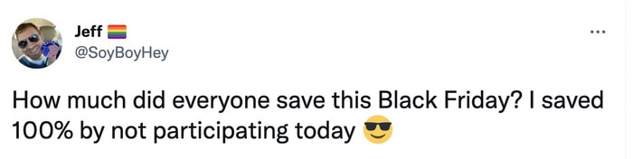 Black Friday Memes - 100 percent saving
