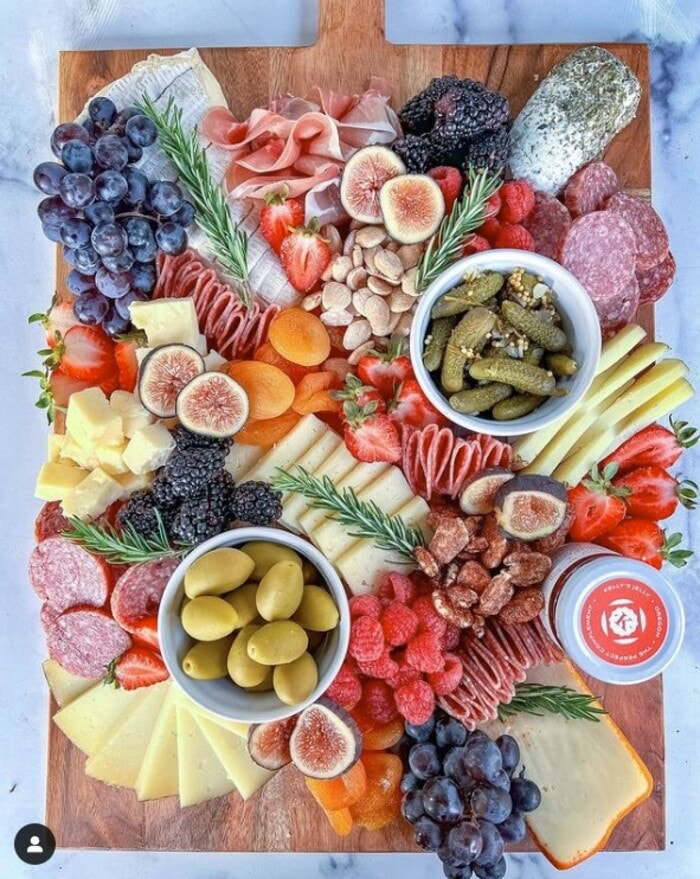 Charcuterie Board Ideas - Rainbow Charcuterie Board