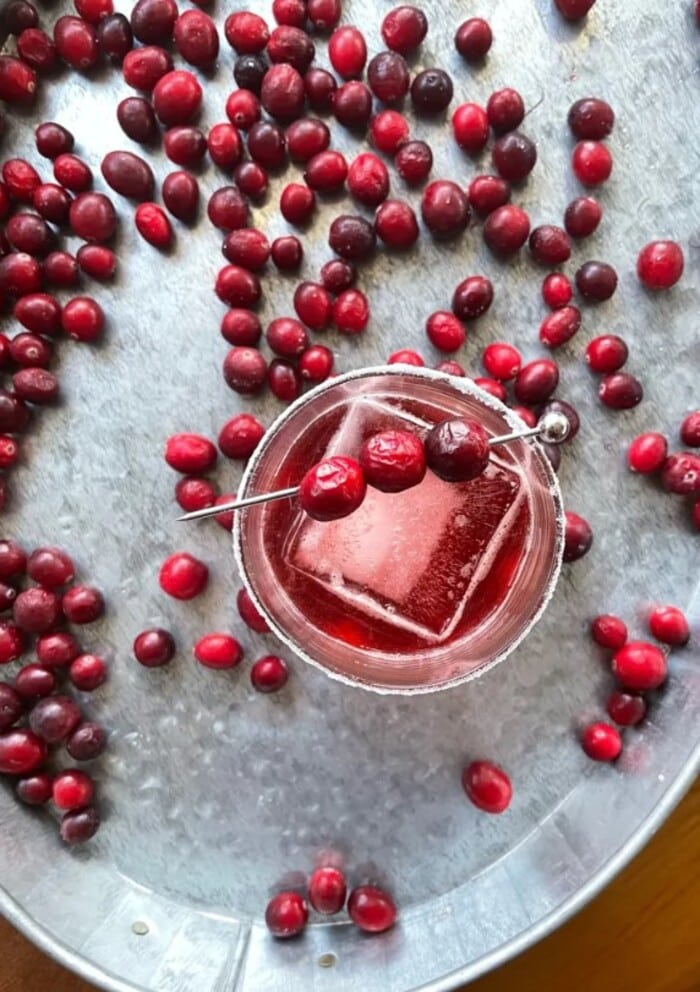 Christmas Cocktails - Cranberry Negroni