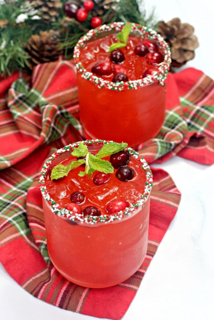 Christmas Cocktails - Rudolph’s Christmas Themed Cocktail