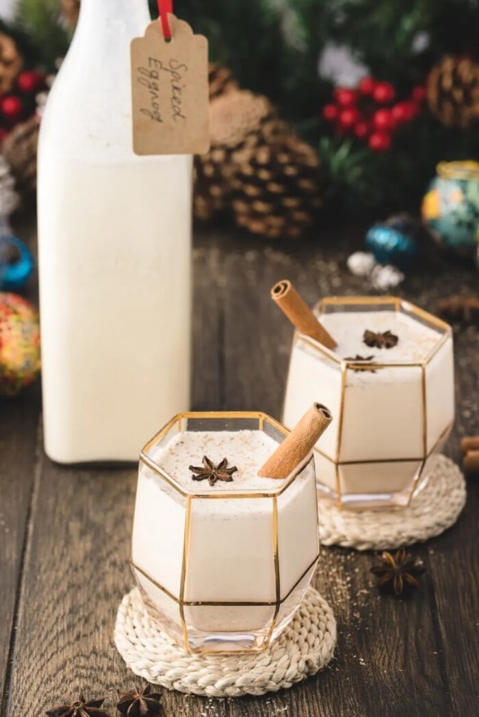 Christmas Cocktails - Spiked Eggnog