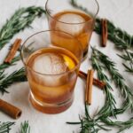 Christmas Cocktails - Cinnamon Rosemary Old Fashioned