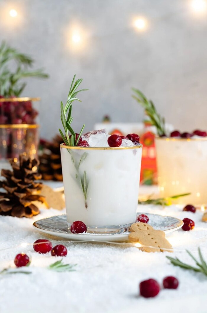 Christmas Cocktails - White Christmas Margarita