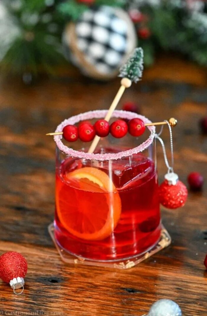 Christmas Cocktails - Christmas Old Fashioned