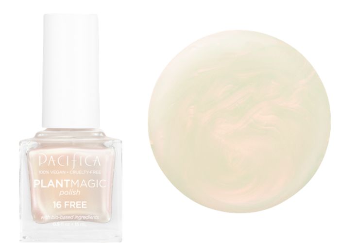 Christmas Nail Colors - Shiny Neutral Color (Pacifica Plant Magic Polish in Fluff it Up)