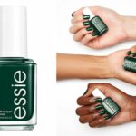 Christmas Nail Colors - Winter Dark Green (Essie Nail Polish Glossy Finish in 33 Off Tropic)