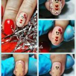 Christmas Nail Ideas - Dolled-up Gingerbread