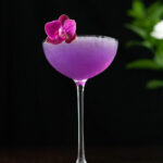 Crème de Violette Cocktails - Peach Violet Empress Gin Sour