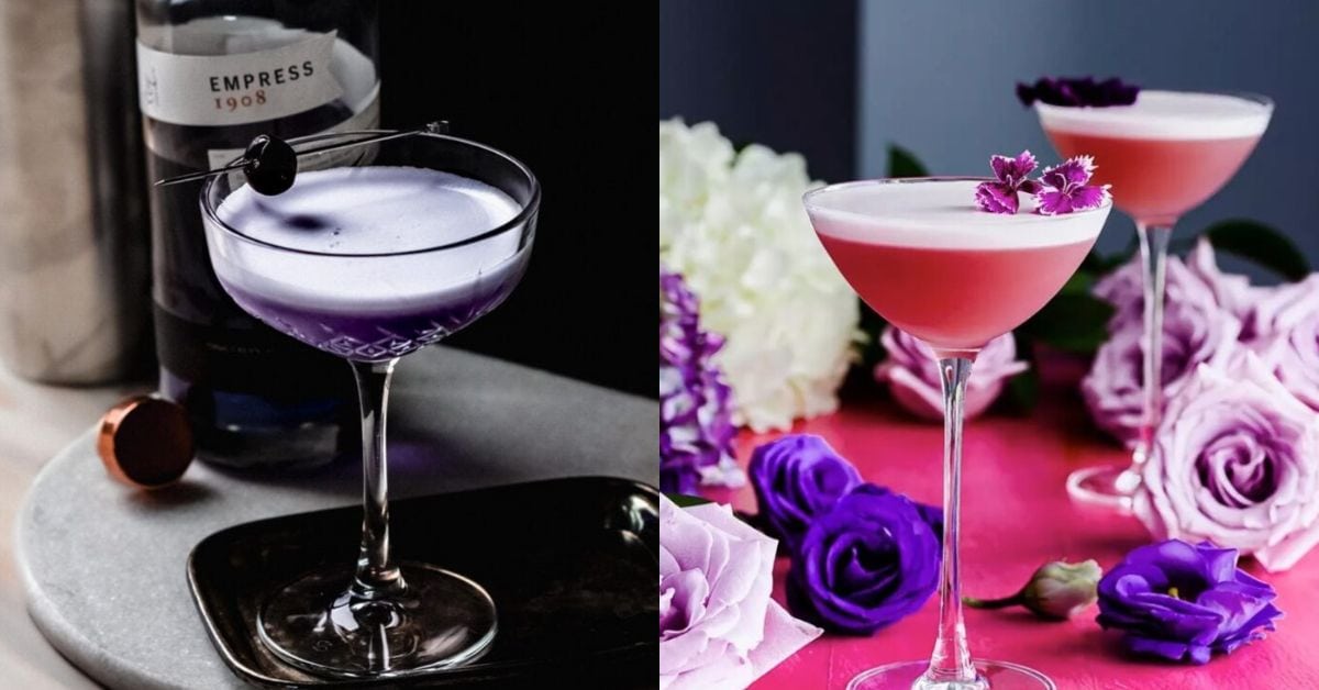 Crème de Violette Cocktails