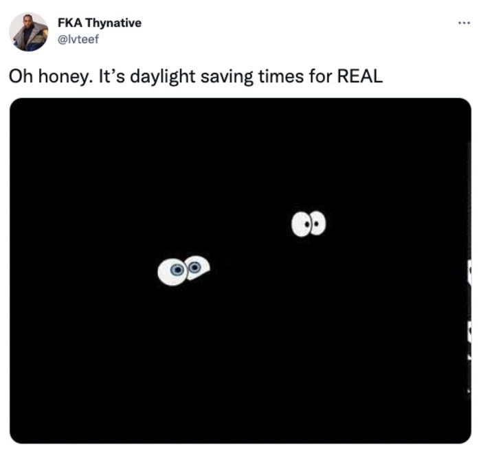Daylight Savings Memes Tweets - darkness of daylight savings