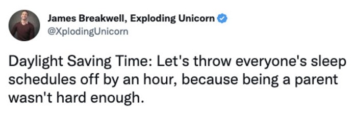 Daylight Savings Memes Tweets - parenting struggle