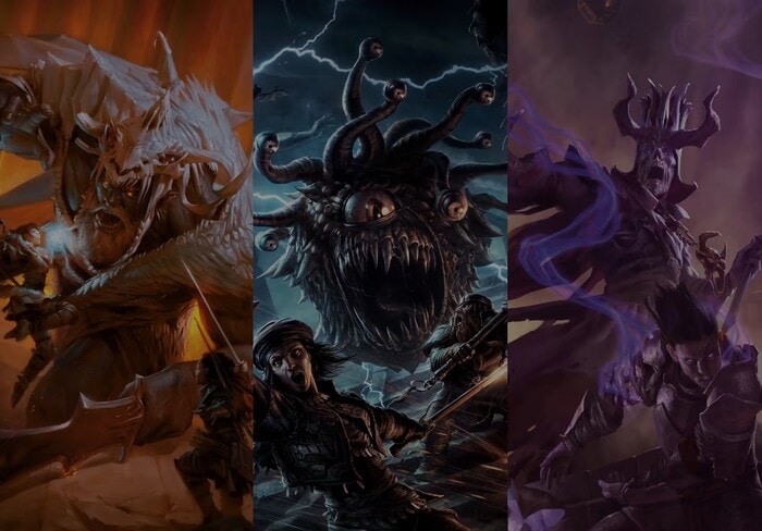 Dungeons and Dragons for Beginners - player, monster, dungeon