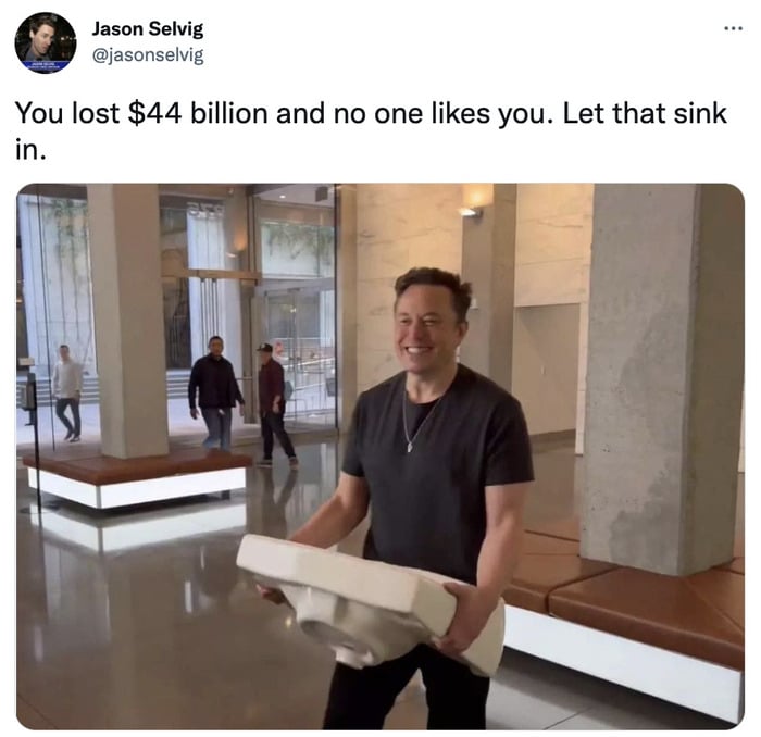 End of Twitter Memes Tweets - sink in
