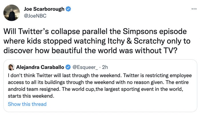 End of Twitter Memes Tweets - simpsons