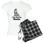 Funny Christmas Pajamas - I Put Out For Santa Pajama Set