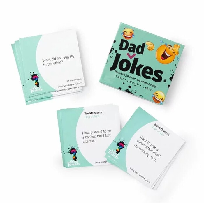 Funny White Elephant Gift Ideas - Word Teasers: Dad Jokes