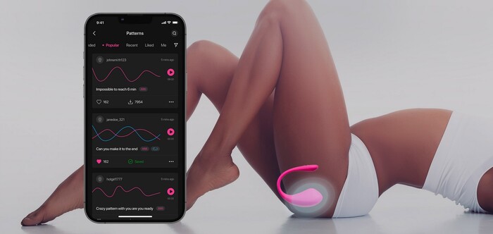 Lush 3 Vibrator Review - Lovense Lush 3 patterns on the mobile app
