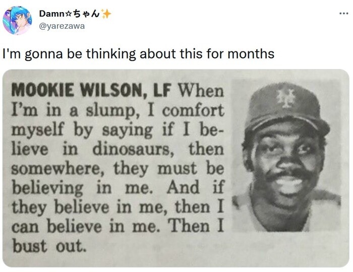Positive Memes - believing in yourself like you believe in dinosaurs