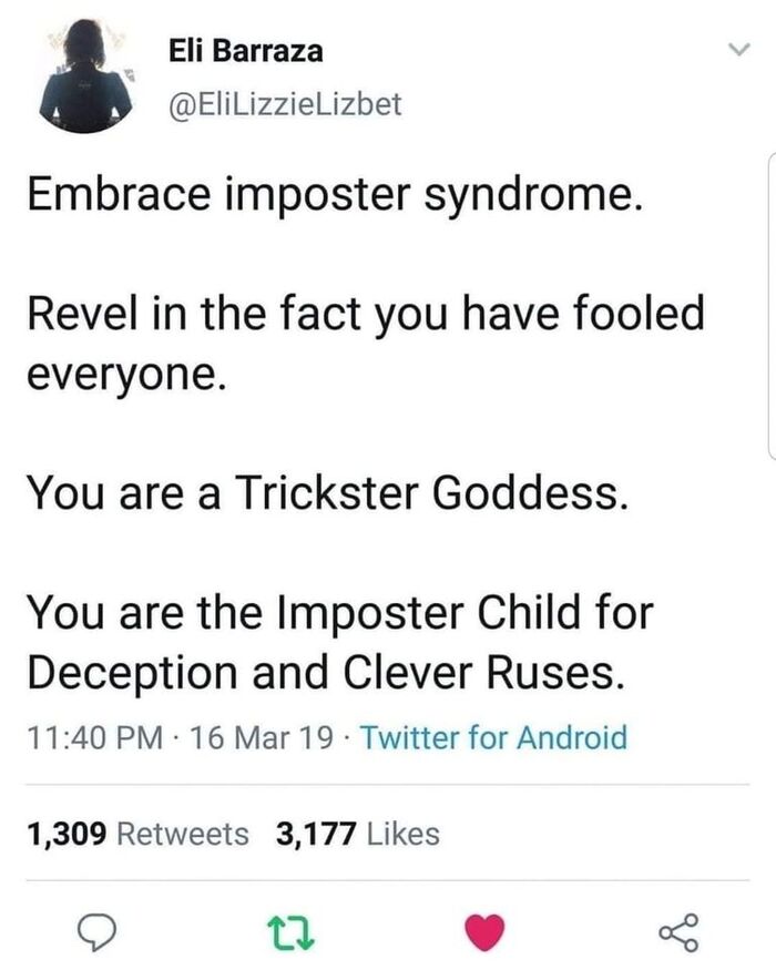 Positive Memes - imposter syndrome