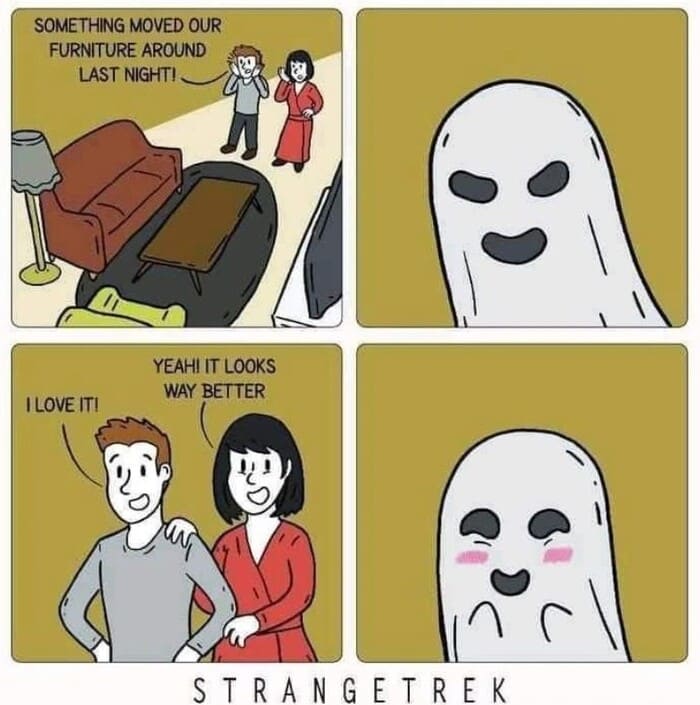 Positive Memes - happy ghost