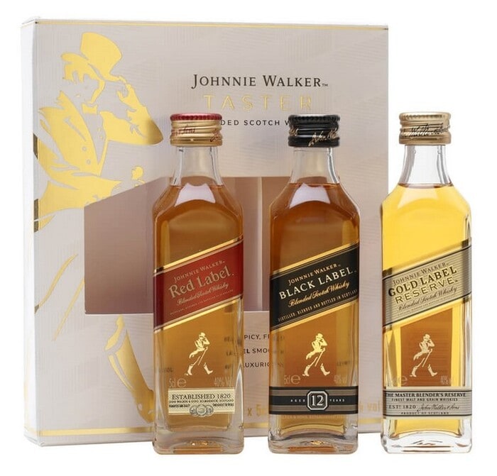 Stocking Stuffer Ideas For Men - Johnnie Walker Taster Pack