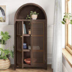 Target Black Friday 2022 - Woven Arched Wood Cabinet