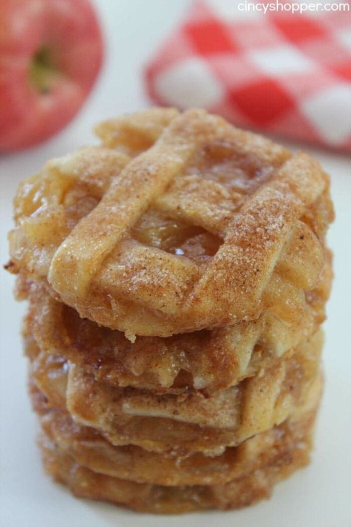 Thanksgiving Dessert Ideas - Caramel Apple Pie Cookies