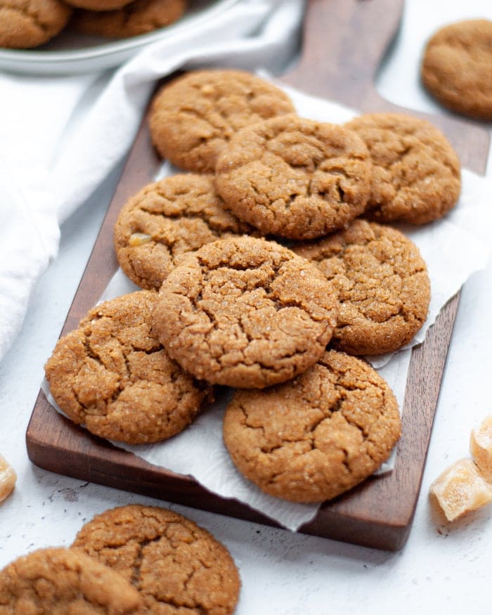 Thanksgiving Dessert Ideas - Chewy Triple Ginger Cookies