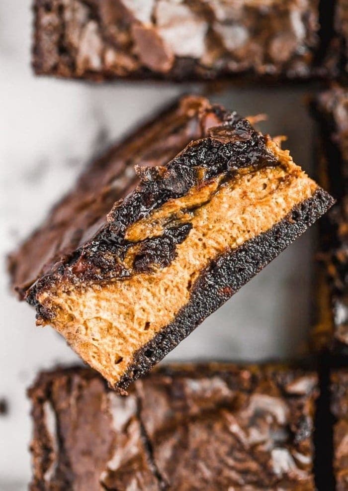 Thanksgiving Dessert Ideas - Pumpkin Brownies