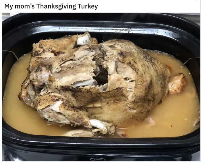 Thanksgiving Fails - turkey with a hole