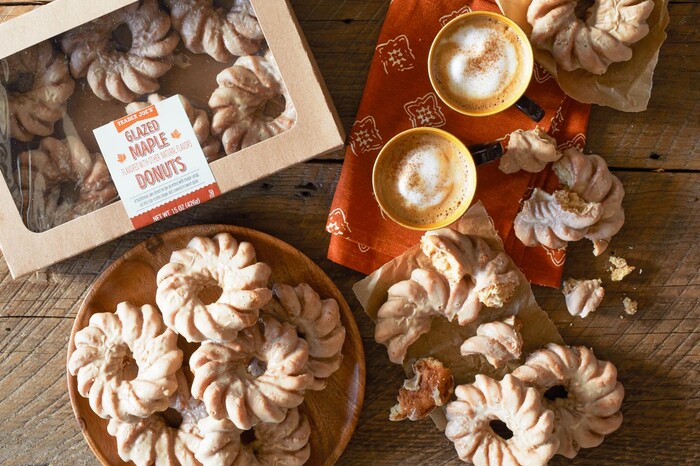 New at Trader Joes December 2022 - Glazed Maple Donuts