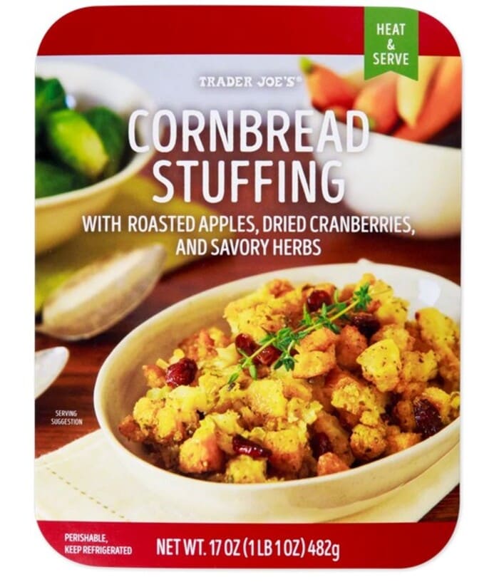 Trader Joe's Holiday Items 2022 - Cornbread Stuffing